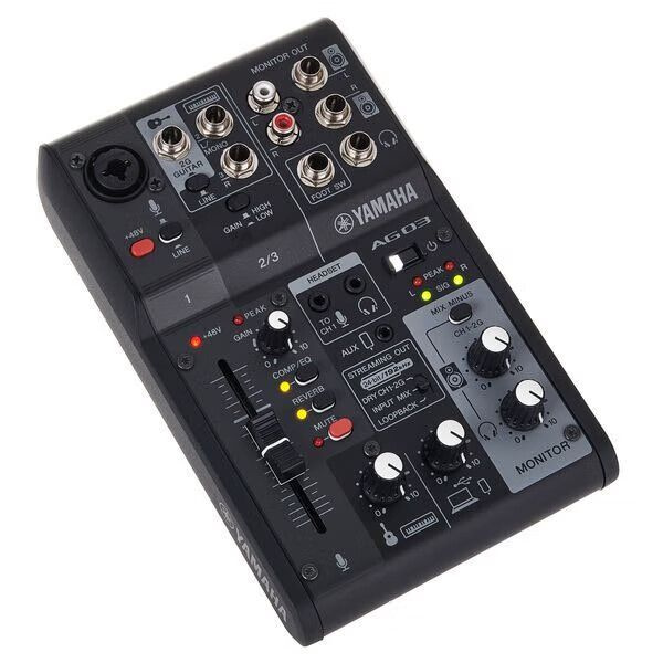 Студийная звуковая карта Yamaha YAMAHA AG03 MKII black купить по ...