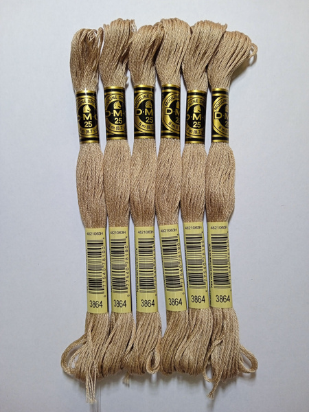 Мулине DMC (Франция) Набор ниток мулине, 8 м, 6 шт DMC-3864_6 - купить ...