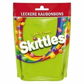 Драже Skittles Crazy Sours / Скитлс с кисло-сладким вкусом, 160 гр ...