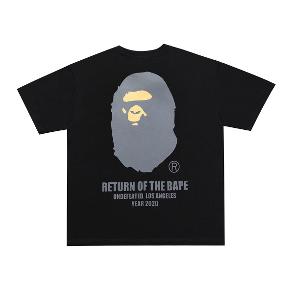 Футболка A BATHING APE, размер 52, цвет черный, Cotton - купить по ...