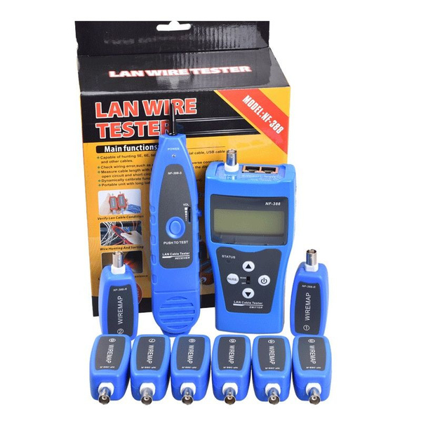 Noyafa PP1888 NF-388 FOME Mehrzweck-Netzwerkkabel-Tester mit 8 Fern-End-Buchsen für Test
