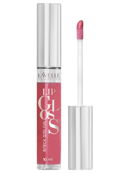 LavelleCollection Блеск для губ Lip Gloss Silver, тон 48 чайная роза ...