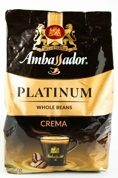 Ambassador Platinum Crema зерно 1000 г - купить с доставкой по выгодным ...