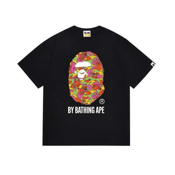Футболка A BATHING APE, размер 44, 46, цвет черный, хлопок - купить по ...