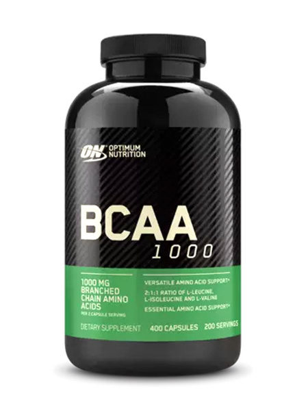 Аминокислоты Optimum Nutrition BCAA 1000, 400 капсул - купить с ...