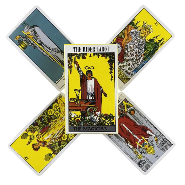 Карты Таро Уэйта для начинающих каймой/The Rider Tarot,обучающая колода ...