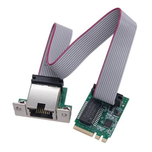Карта адаптера M.2 A Key и E Key к одному порту RJ45, сетевая карта ...