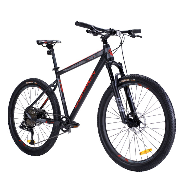 Велосипед горный COMIRON PREDATOR II 27.5-19" L-TWOO 1*11S, чёрно ...