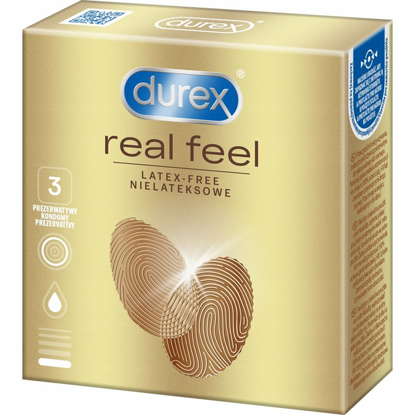 Презервативы Durex Real Feel для естественных ощущений, безлатексные №3 ...