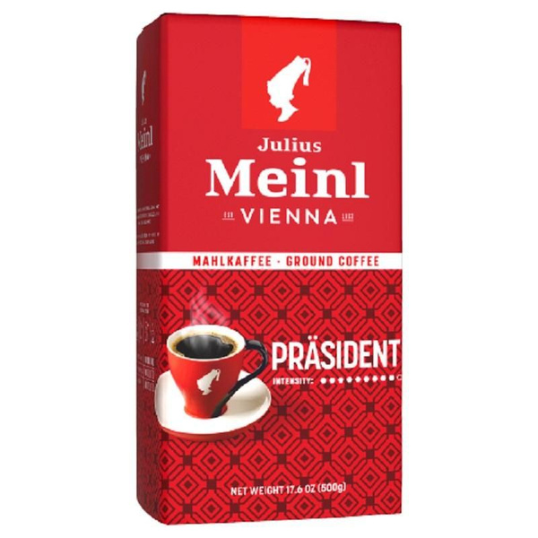 Julius Meinl/ Молотый кофе "Президент", вакуумная упаковка 500 г ...