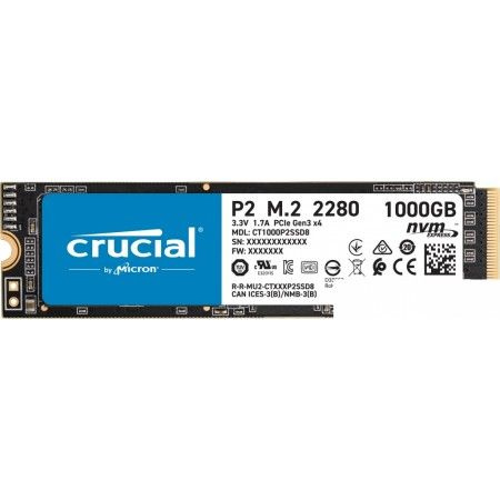 1 ТБ Внутренний SSD-диск Crucial P2 1TB CT1000P2SSD8 (P2 1TB ...