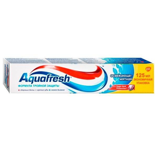 Зубная паста Aquafresh Total Care 3 освежающе-мятная синяя 125мл ...