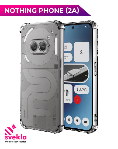 Силиконовый чехол для Nothing Phone (2A) (Нафингфон 2А) c усиленными ...