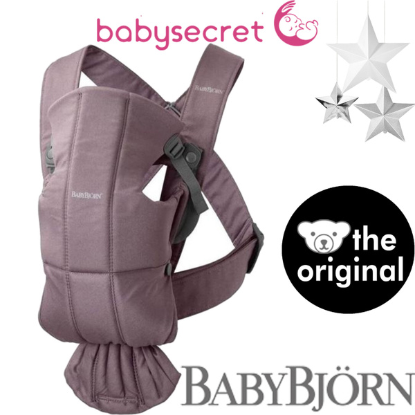 Рюкзак-Кенгуру для новорожденных BabyBjorn Mini Cotton 0210.34 (dark ...