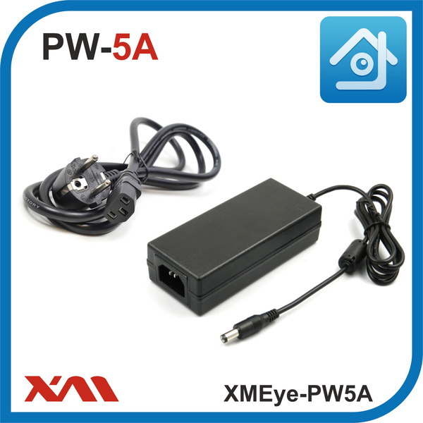 XMEye-PW5A. 12 Вольт. 5 Ампер. Импульсный блок питания для камер ...