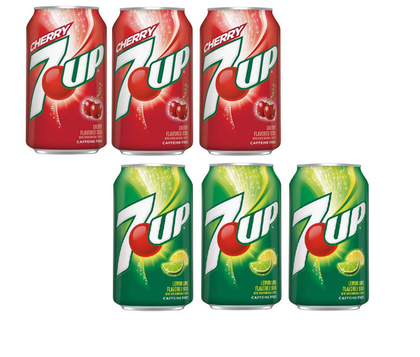 Набор газированных напитков 7UP,( 6 шт. по 0,355).США - купить с ...