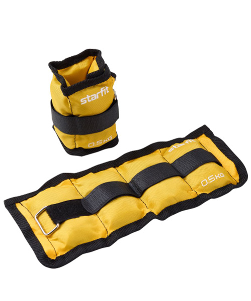 Утяжелители Starfit WT-401 0,5 кг, желтый - купить по выгодной цене в ...