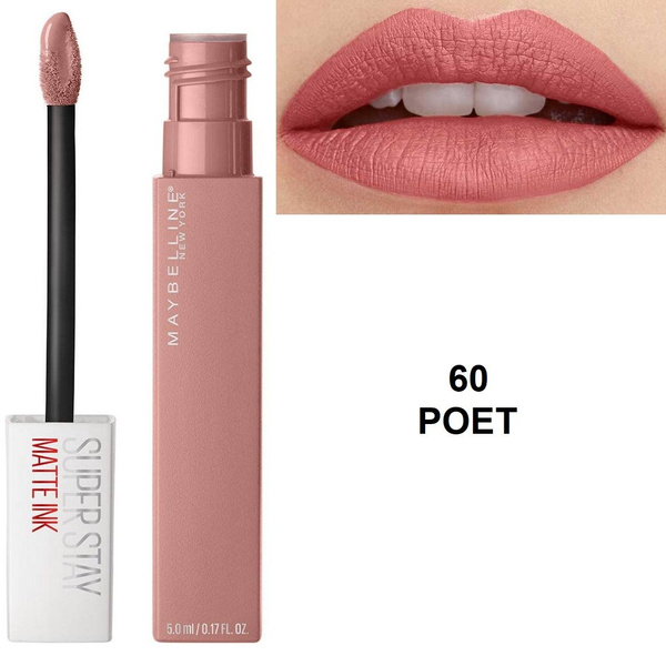 Maybelline New York Помада для губ Super Stay Matte Ink, тон 60 Poet ...