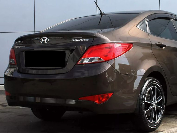 Бампер задний Hyundai Solaris Хендай Солярис 2015-2017 VC5 - КОРИЧНЕВЫЙ ...