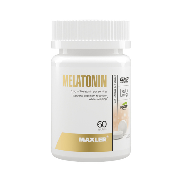 Мелатонин для сна Maxler Melatonin таблетки 3мг 60 шт. - купить с ...