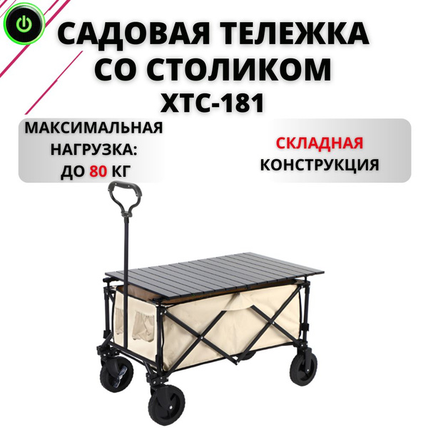 Тележка садовая Naturehike Складная тележка XTC-181, портативная ...