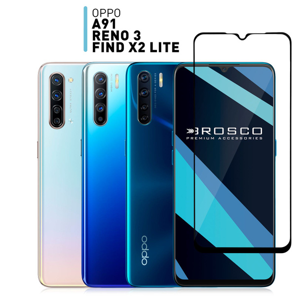 Защитное стекло на Oppo Reno 3, Oppo A91 и Find X2 Lite (Оппо Рено 3 ...