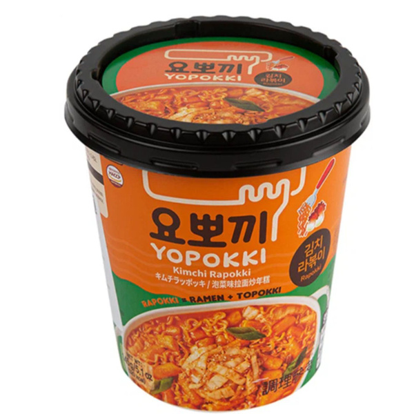 Yoppoki / Рапокки с кимчи (рамен с рисовыми палочками), 145г, 3 шт ...
