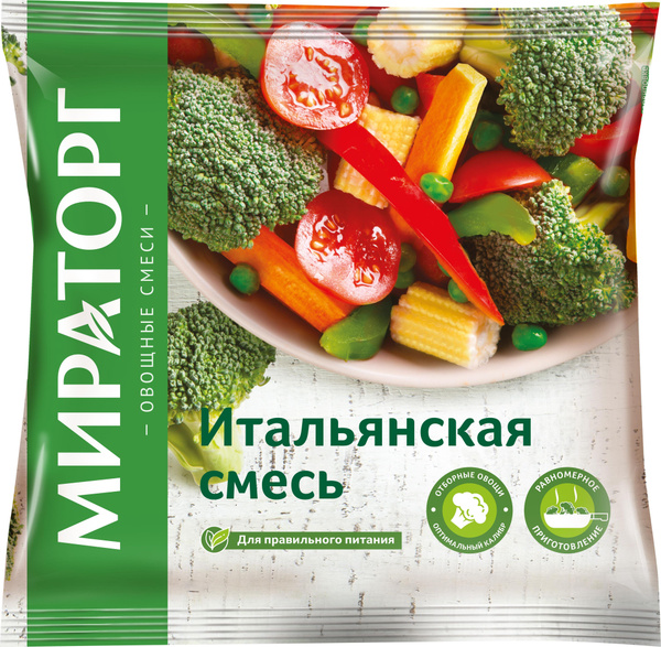 Итальянская смесь Мираторг, замороженная, 400 г - купить с доставкой по ...
