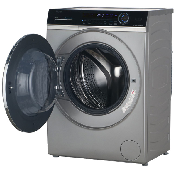 Стиральная машина Haier HW80-B14979S, серый, серебристый - купить по ...