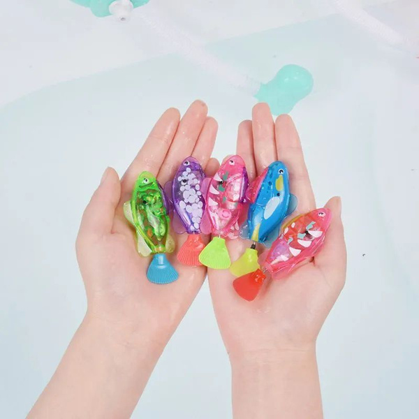 Водяная игрушка электрическая светящаяся рыбка 5шт - купить с доставкой ...