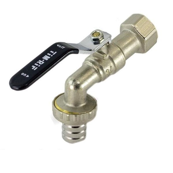 Садовый кран шаровый со штуцером TIM PREMIUM 1/2" внутренняя резьба ...