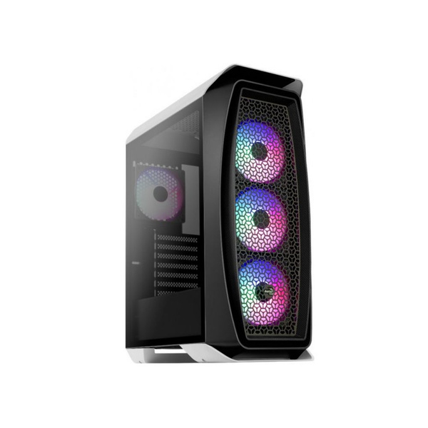 Корпус MidiTower AEROCOOL ONE-FROST-G-WT-V1 white (ATX, без БП, 2xUSB3 ...