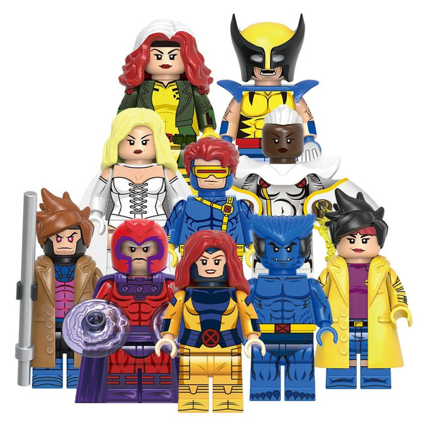 Набор минифигурок Супергерои Марвел Люди Икс 10 шт / Мультсериал 97 ...