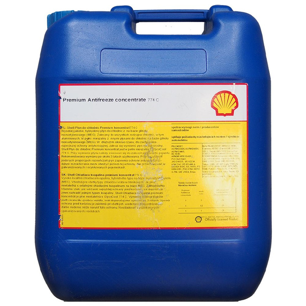 Антифриз Shell Shell Premium Antifreeze Longlife (концентрат) 20 л купить по выгодной цене в