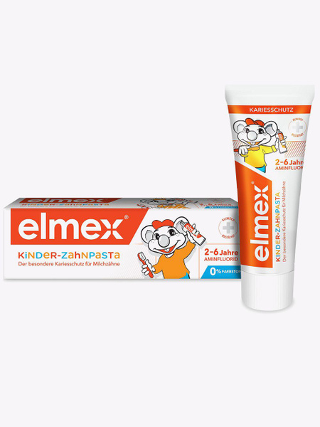 Elmex Паста зубная для детей 2-6 лет - купить с доставкой по выгодным ...