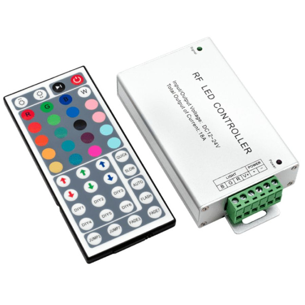 LED MIX RGB контроллер для светодиодной ленты 18А, 12-24 В, РФ, 44 кн ...