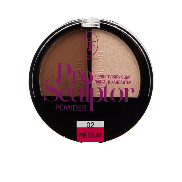 TF cosmetics Скульптор и хайлайтер Pro Sculptor Powder, тон 2 средний ...