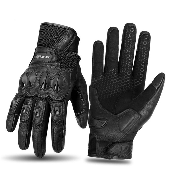 Кожаные Мотоциклетные Перчатки Для Мужчин И Женщин - купить по выгодной ...