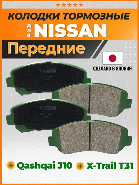 Колодки тормозные PARAUT N281490 Передние - купить по низким ценам в ...