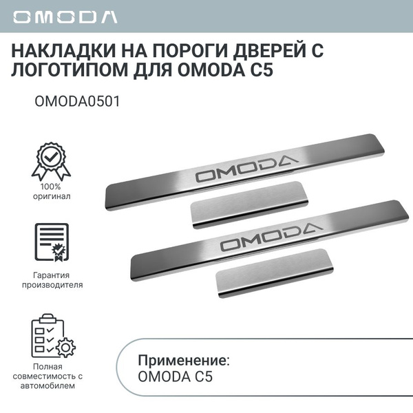 Накладка порога OMODA S5 23- (Справа)