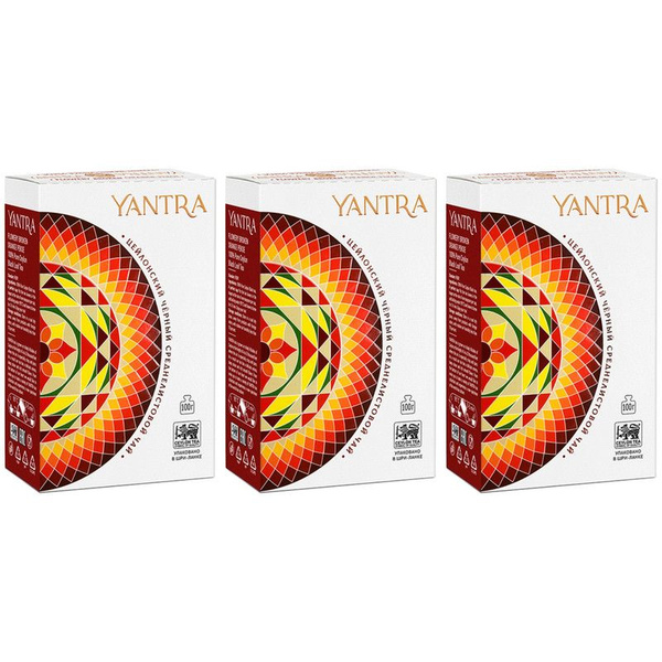 Yantra Чай Черный среднелистовой FBOP 100 гр, 3 уп купить на OZON по ...