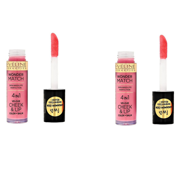 Eveline Cosmetics Жидкая помада-румяна тон 03, 4,5 мл, 2 уп. - купить с ...