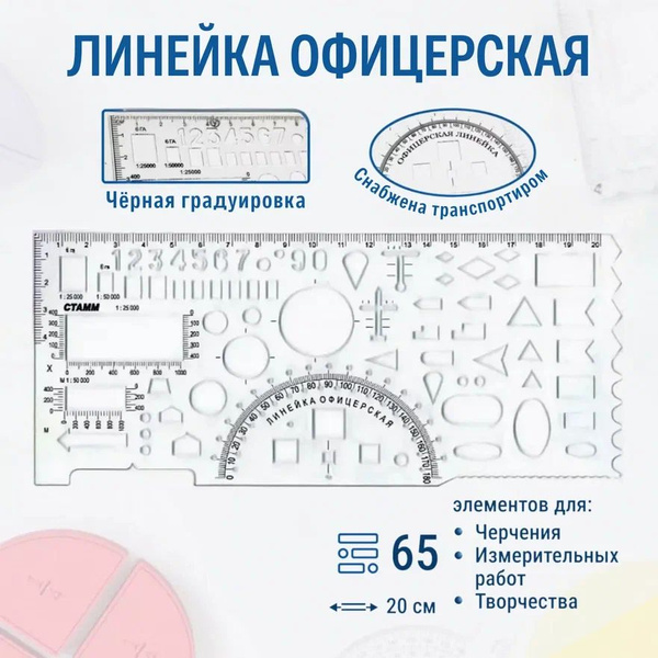 Линейка офицерская, тактическая, многофункциональная - купить с ...