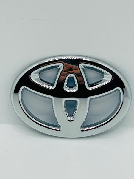 Эмблема значок на руль TOYOTA 65х45 мм Хром - купить по выгодным ценам ...