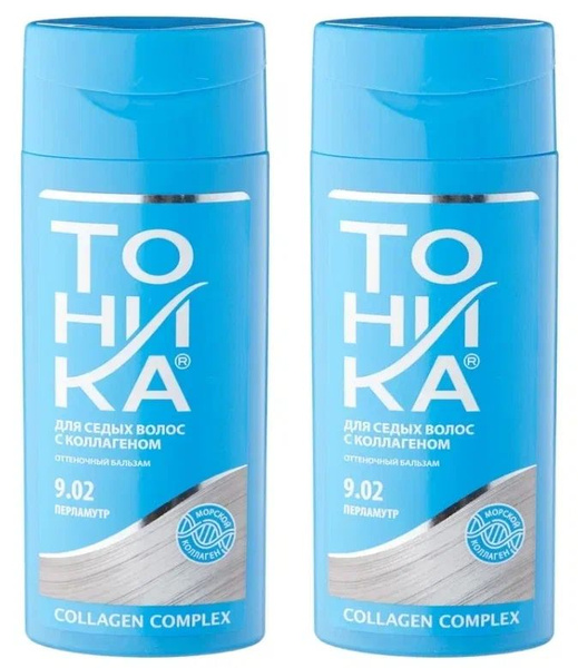 Тоника Оттеночный бальзам для тонирования седых волос 9.02 перламутр ...