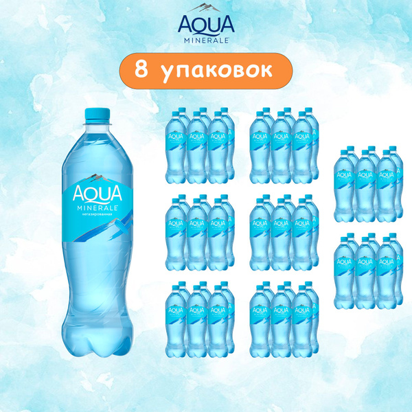 Aqua Minerale Вода Минеральная Негазированная 1000мл. 96шт - купить с ...