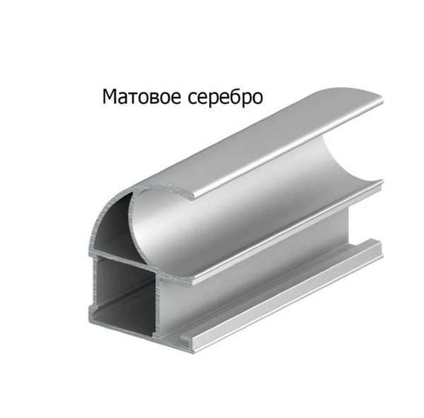 Комплект профилей для шкафа купе на 4 двери Серебро купить по выгодной ...