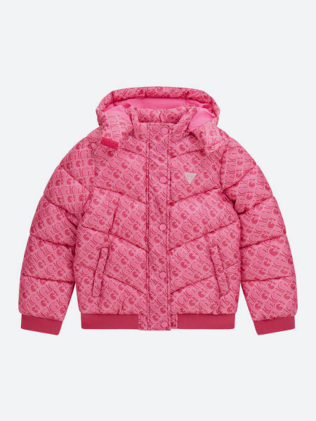Giacca Imbottita GUESS Con Cappuccio - Trapuntata, Lunga, Chiusura Zip E Bottoni, Composizione 100% Poliuretano