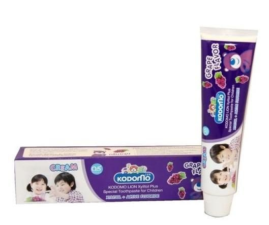 Lion Kodomo Деткая зубная паста Виноград 40 гр - купить с доставкой по ...
