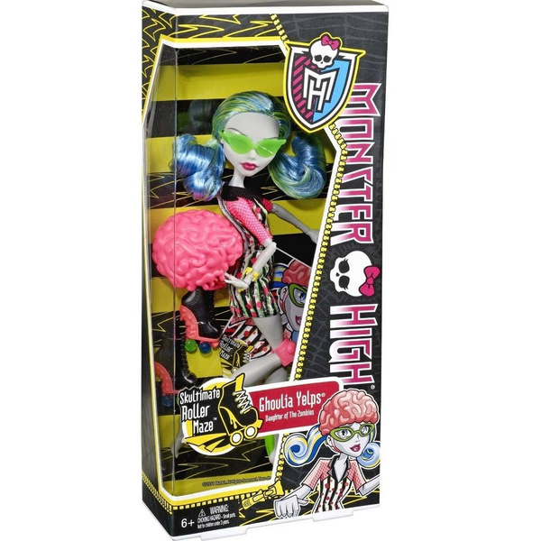Монстер Хай Кукла Гулия Йелпс из серии На роликах Ghoulia Yelps Roller ...